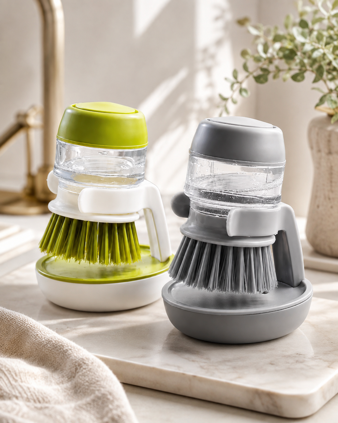 DishMate™ Soap Dispensing Brush